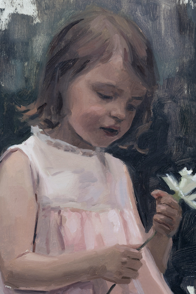 Oil Sketch of Francie